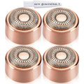 Replacement Heads New Generation 3 for Finishing Touch Flawless Facial Hair Remover Ring Light,New Version Replacement Blades for Women,18K Gold-Plated Rose Gold for Flawless