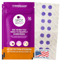 SpotMyUV UV Detection Stickers for Sunscreen with Patented Dermatrue SPF Sensing Technology, Know When to Reapply Sunscreen to Help Prevent Sunburn, 32 Count