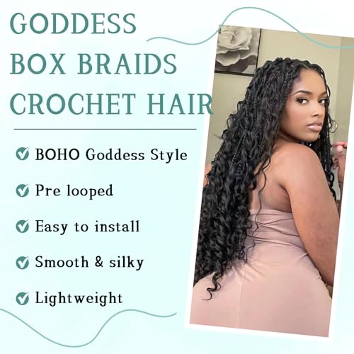 18 Inch Boho Crochet Braids for Black Women - 7 Packs, Variation 1B