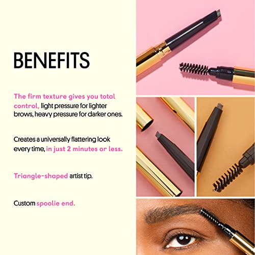 Winky Lux Uni-Brow Universal Eyebrow Pencil and Precision Brow Pencil Bundle, Eyebrow Makeup for All Brow Shades, Eyebrow Color