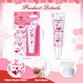 Leelosp 24 Pcs Valentine's Day Lip Balm Galentine's Gifts Bulk Honey Vanilla Lip Balm Conversation Heart Hydrating Natural for Dry Cracked Lips Women Valentines Gifts Bulk for Her