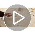 Beige Non-Slip Fuzzy Couch Cover for Dogs - 27.6x82.7 Inches