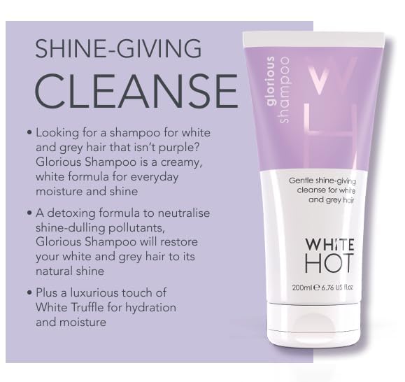 White Hot Glorious Vegan & Cruelty-Free Shampoo 200ml - Hair Care