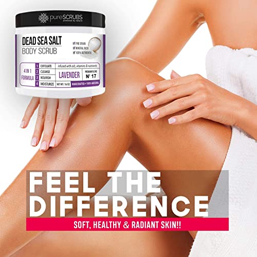 pureSCRUBS Lavender Body Scrub + Lavender Body Oil Bundle