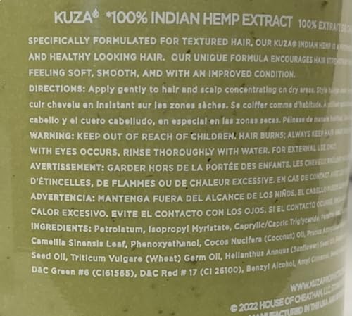 Indian Hemp Hair & Scalp Treatment - 8 oz Pack of 3 for Dryness & Damage