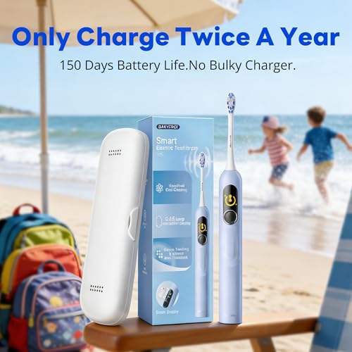 Kids Electric Toothbrush with Smart Screen - Blue / 1 Count