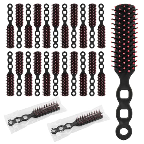 72PCS Bulk Hair Brushes for Homeless - Individually Wrapped, Lightweight, Safe Design - Variation: 72PACK