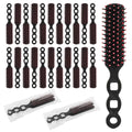 72PCS Bulk Hair Brushes for Homeless - Individually Wrapped, Lightweight, Safe Design - Variation: 72PACK