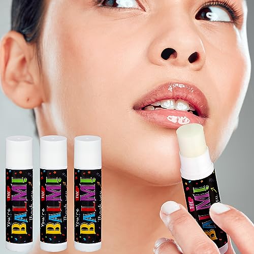 Siifert 50 Pack Employee Appreciation Lip Balm Gifts Bulk - Thank You Gifts for Teachers, Nurses, Colleagues