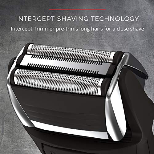 Electric Razor Shaving Bundle with Replacement Screens and Cutters - Men’s Grooming Kit