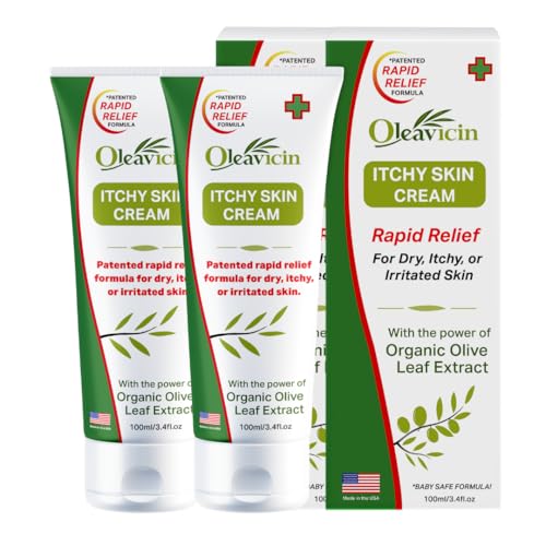 Extra Strength Anti-Itch Cream 2 Pack - Fast Relief for Itchy Skin & Rashes
