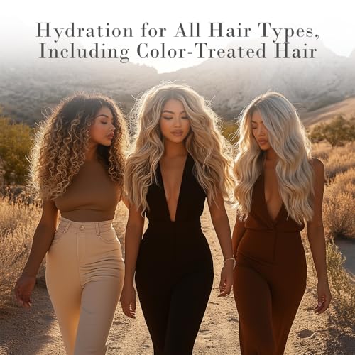 Hydrating Shea Butter & Hibiscus Hair Mask - Deep Conditioning for Dry Damaged Hair 6.8oz