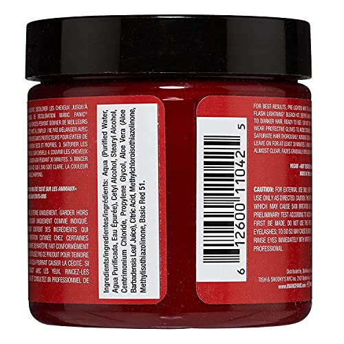 Semi Permanent Red Hair Dye - Vibrant Vampire's Kiss 4 oz, 2 Pack