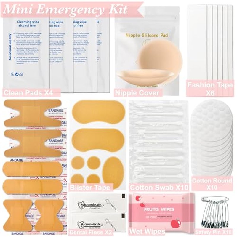 ARK Survivor Women's Wedding Emergency Kit 39 Essential Items for Brides Team Bride All in One Travel Kit Personal Care Women's Travel Set