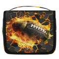 3D Football Hanging Travel Toiletry Bag for Kids, Women Cosmetic Organizer Makeup Bag Pouch Men Shaving Dopp Kit Shower Bag With Sturdy Hook