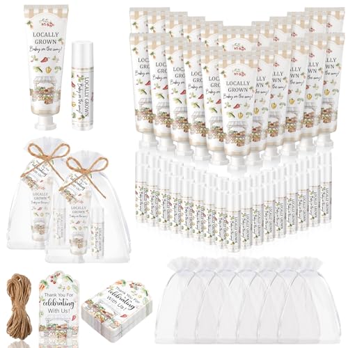 Locally Grown Baby Shower Hand Cream & Lip Balm Gift Set - 24 Count (Locally Grown) by Lounsweer