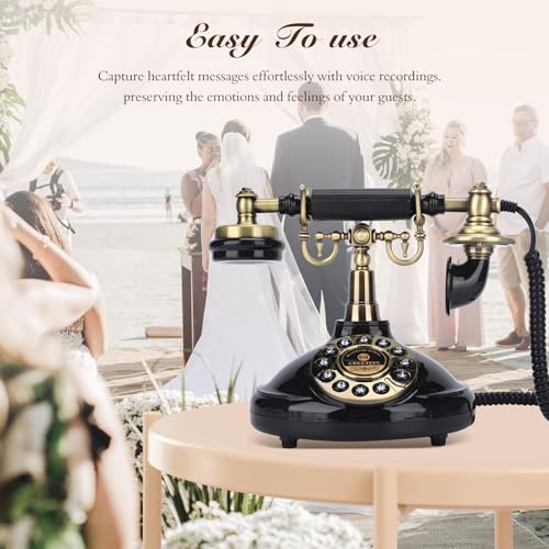 Wedding Phone Guest Book - Black Audio Guestbook for Weddings & Events (Variation of THIS listing)