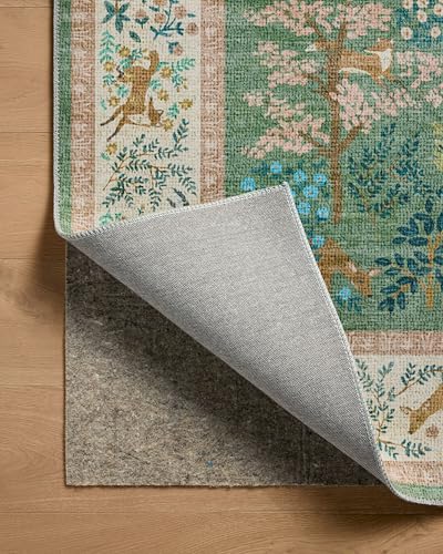 Loloi Rifle Paper Co Canopy Sage & Blush Area Rug 5' x 7'6" - Enchanted Floral Design