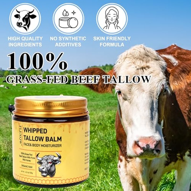 2 Pack Bee Venom Cream,7X Moisturizing Effect than Traditional Tallow Balm,100% Glass Fed Tallow for Skin with Organic Bee Venom,Bee Venom Skin Cream for Dry Skin, Face & Body Moisturizer