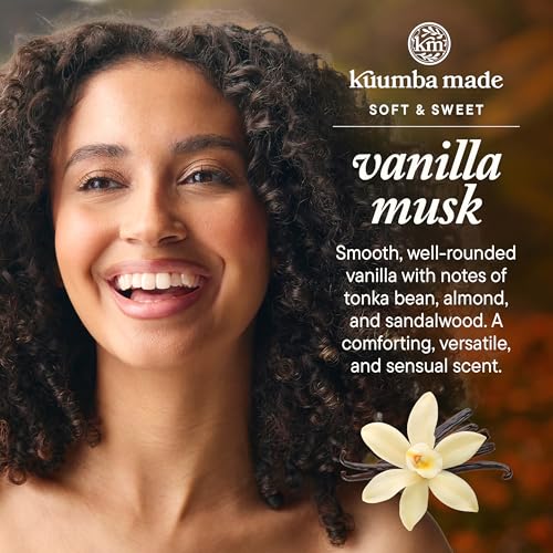 Vanilla Musk Fragrance Oil Roll-On - Alcohol-Free, 0.5 Fl Oz - Kuumba Made (Pack of 1)