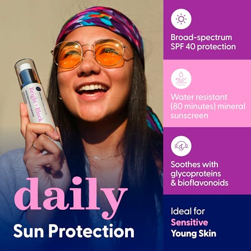 SPF 40 Mineral Sunscreen for Face - UVA/UVB Protection, 2.1oz