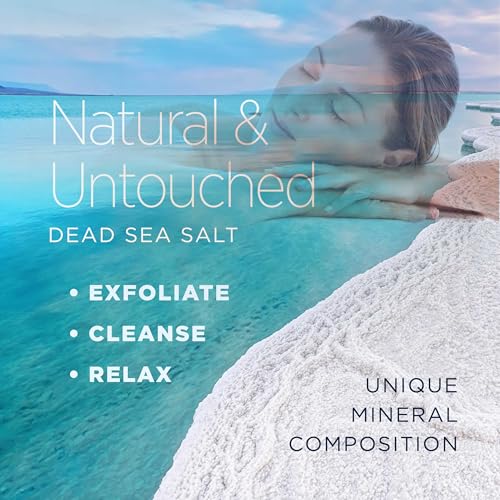 Minera Fine Grain Dead Sea Salt for Bath & Foot Soaks - 5 lbs Natural Skin Care