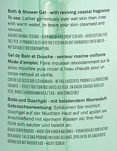 Scottish Fine Soaps Sea Kelp Bath & Shower Gel 300ml - Hydrating Vegan Body Wash
