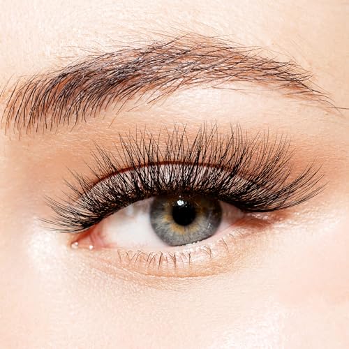 KISS Lash Couture Triple Push Up XL Collection False Eyelashes, 3D Volume in Extra Long Length with Triple Design Technology, Cruelty-Free and Reusable, Style 'Plunge', 1 Pair Fake Eyelashes