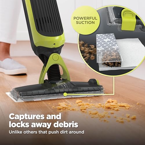 Shark VACMOP Cordless Spray & Vacuum Mop Gray - 2 Pads Included