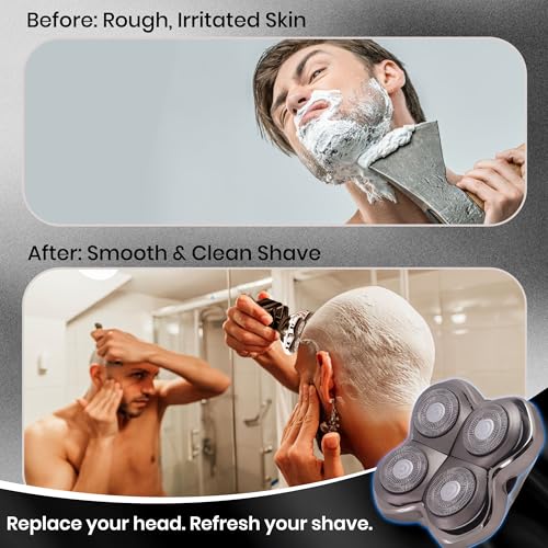 Shaver Replacement Blades for Pitbull Shaver PRO 4 Head - 2 Pack