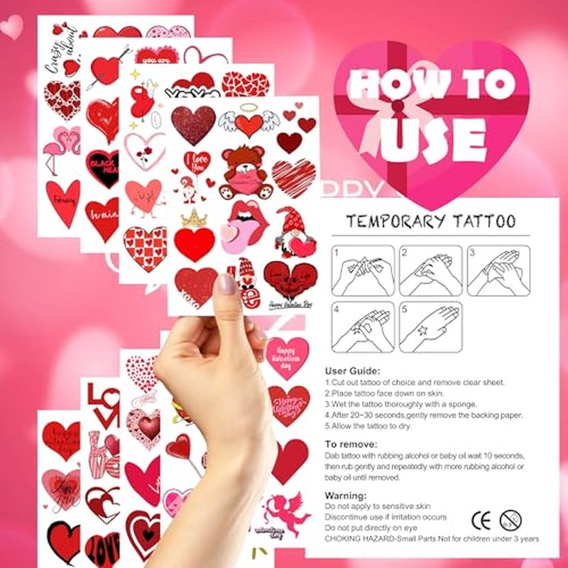 10pcs Finger Tattoos, 170 Different Pattern Designs of Mini Semi-Permanent Tattoos, long lasting temporary tattoos,Bodt art. (Solid-color finger tattoos)