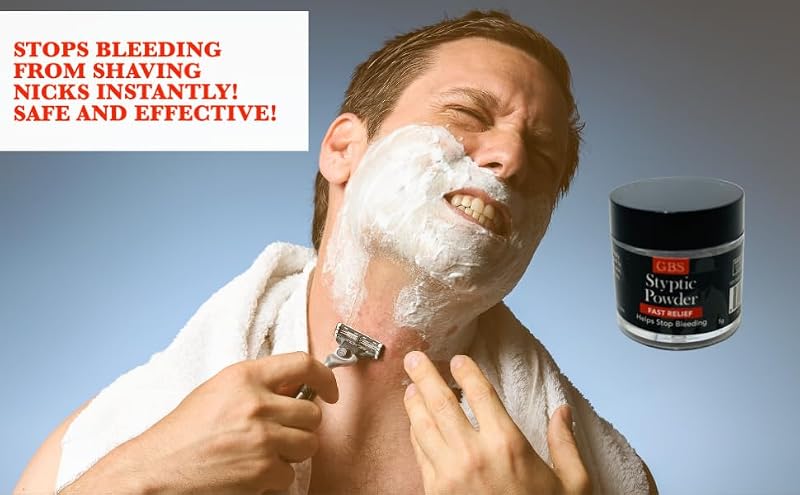 G.B.S Double Edge Safety Razor Blades Variety Pack with Styptic Powder - 120 Count