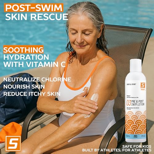 Pre Swim Chlorine Skin Protection Lotion with Vitamin C - Warm Citrus
