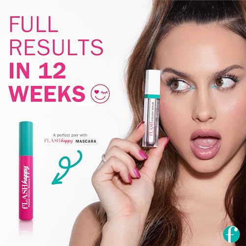 Mini Eyelash Serum for Long & Natural Lashes - 0.03 Fl Oz, Travel Size, 6 Week Supply, Safe for Sensitive Eyes & Contact Wearers