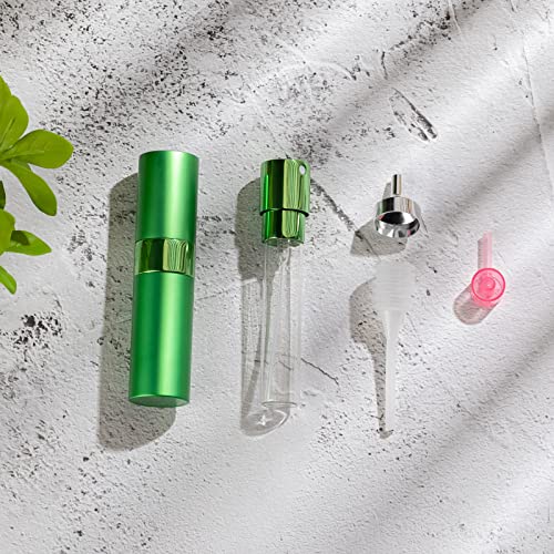 Multi-Colored Refillable Travel Perfume Atomizer Bottle 8ml - Pack of 9