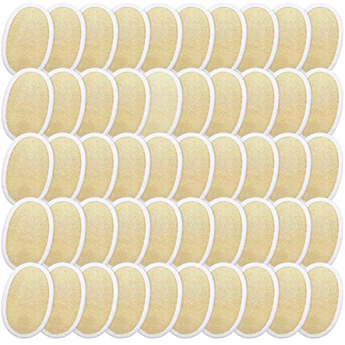 50 Pieces Natural Loofah Bath Sponges Exfoliating Body Scrubbers for Men Women - Pack of 50 - Close to Skin