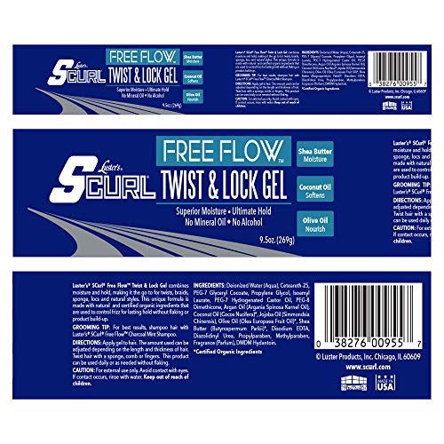 Luster's SCurl Free Flow Twist & Lock Gel