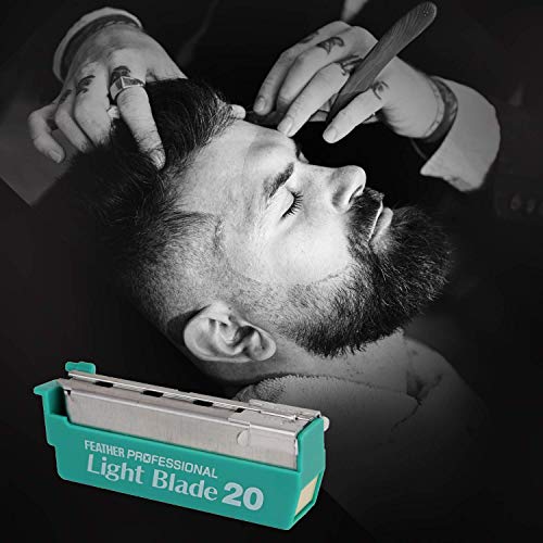 Feather Artist Club ProLight Razor Blades Pack of 20 - Light, Sharp, Skin-Friendly