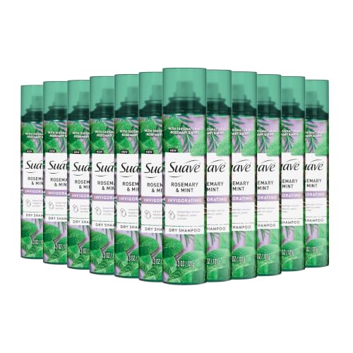 Dry Shampoo for Oily Hair with Rosemary & Mint - Cruelty-Free, 12 oz