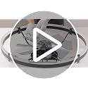 24-Inch Modern Low Profile Ceiling Fan with Lights & Remote - Black - Variation of THIS listing