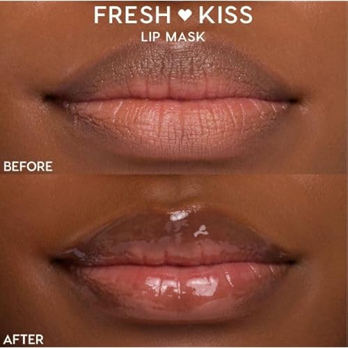 ColourPop Fresh Kiss Lip Mask - Leave-On Lip Moisturizer & Overnight Treatment - Replenishes Dry Lips with Shea Butter & Vitamin E - Strawberry Milk (0.28 oz)