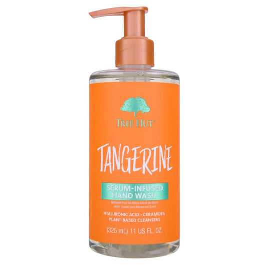 Tree Hut Tangerine Serum Infused Hand Wash | Nourish & Hydrate Hands with Strengthening Skin Care | Long Lasting Scent | Cleanse & Lock in Moisture | 11 fl oz.