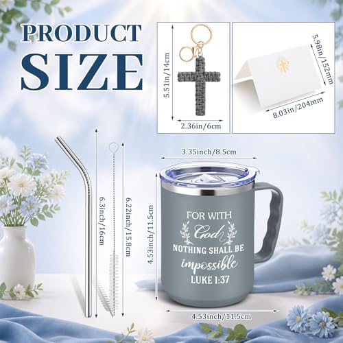 Patelai 36 Pcs Christian Gift Set for Women - Bible Mugs, Tote & More
