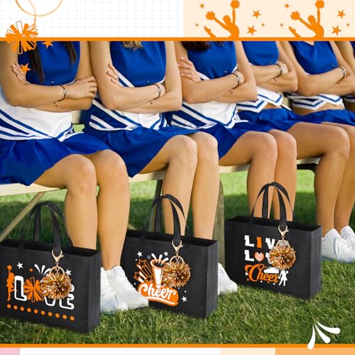 Orange Cheerleading Gift Set - 72 Pcs Cheerleading Accessories for Sports Fans