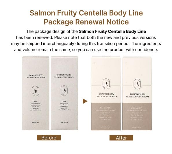 HEVEBLUE Salmon PDRN Body Wash for Sensitive Skin - Hydrating & Hypoallergenic