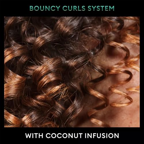 Travel-Size Hair Mousse for Curly Hair - 6-Pack Bouncy Curls with Coconut Oil