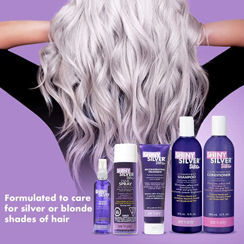 Silver Color-Enhancing Hair Conditioner for Gray & Blonde Hair - 2 Pack 12oz