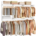 SONGMICS HOME 3-Tier Closet Organizer System for 4-8 ft Wide Closets