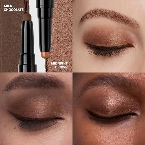 Bobbi Brown Dual-Ended Long-Wear Cream Shadow Stick | Swipe & Go Cream Eyeshadow Stick | 24-Hour Wear for Effortless Eyes, 0.06 Ounce