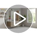 22x30 Inch Oval Brushed Nickel Bathroom Mirror - Modern Wall Decor